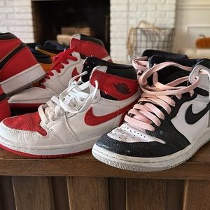 TWO pairs of Nike Jordans